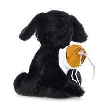 Load image into Gallery viewer, Black Dog Plush Urn