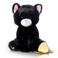 Load image into Gallery viewer, Black Cat Plush Urn