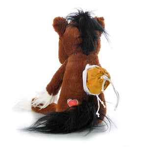 Bay Clydesdale Plush Urn