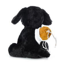 Load image into Gallery viewer, Black Dog Plush Urn
